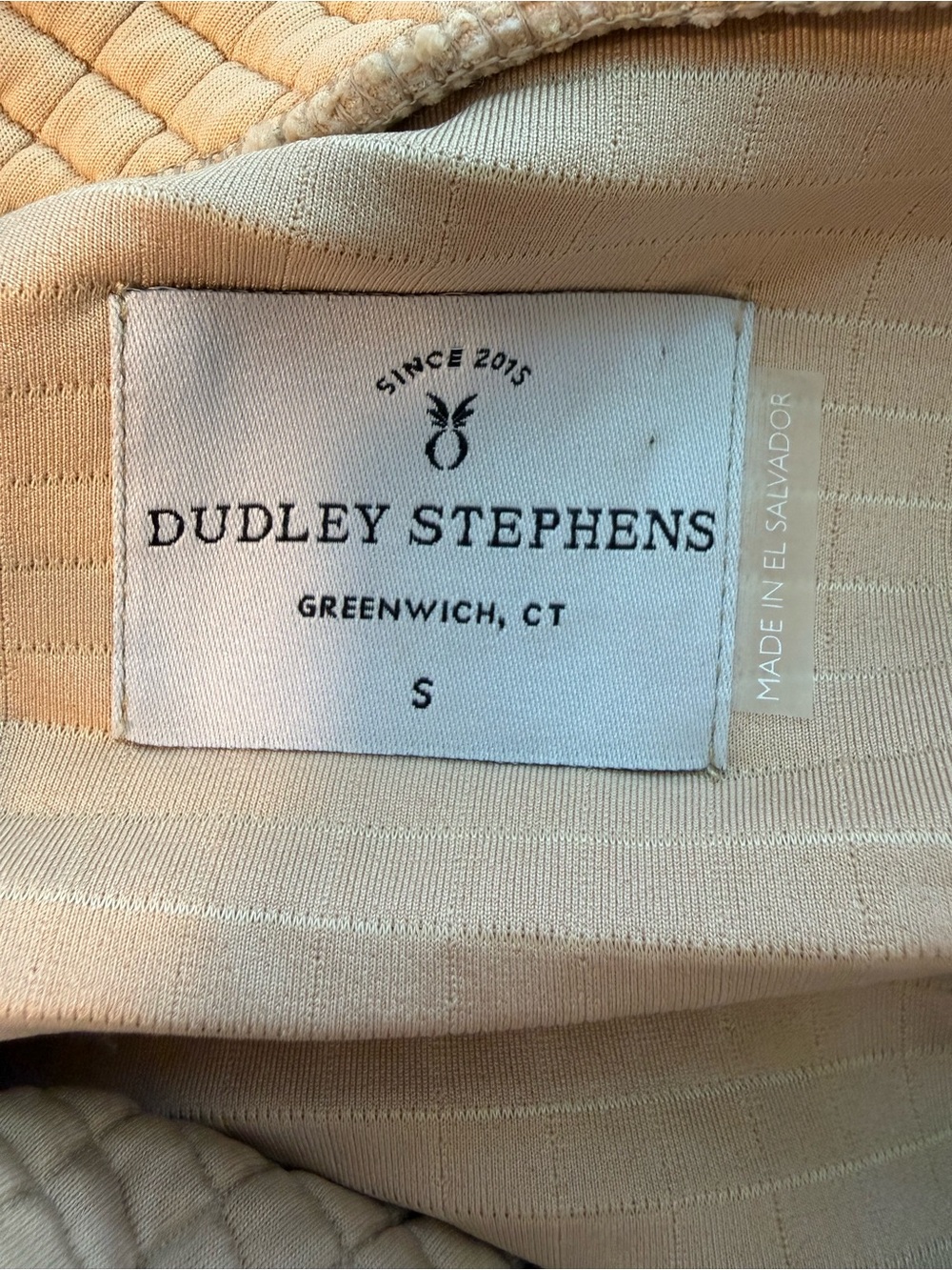 Dudley Stephens Sabrina Puff Sleeve Waffle Half Zip Pullover Hazelnut S - Picture 3 of 11
